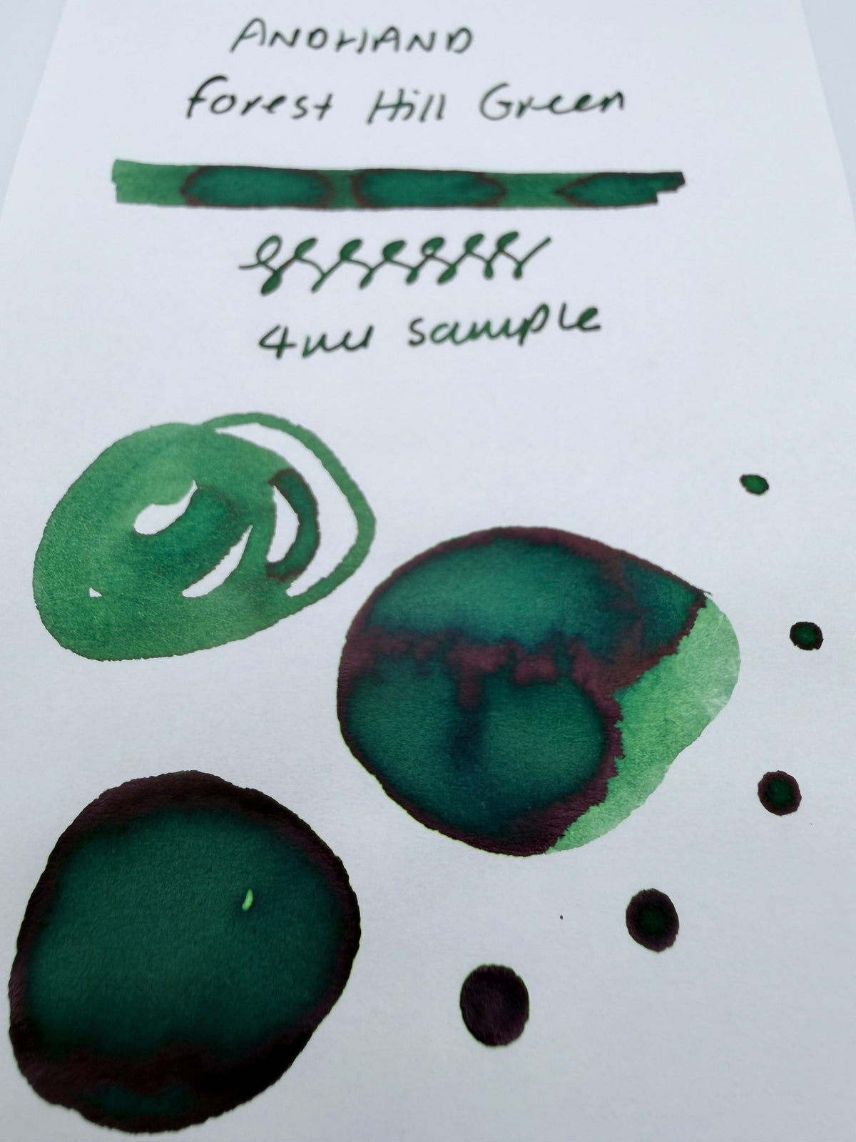 Andhand Forest Hill Green — 4ml Fountain Pen Ink Sample