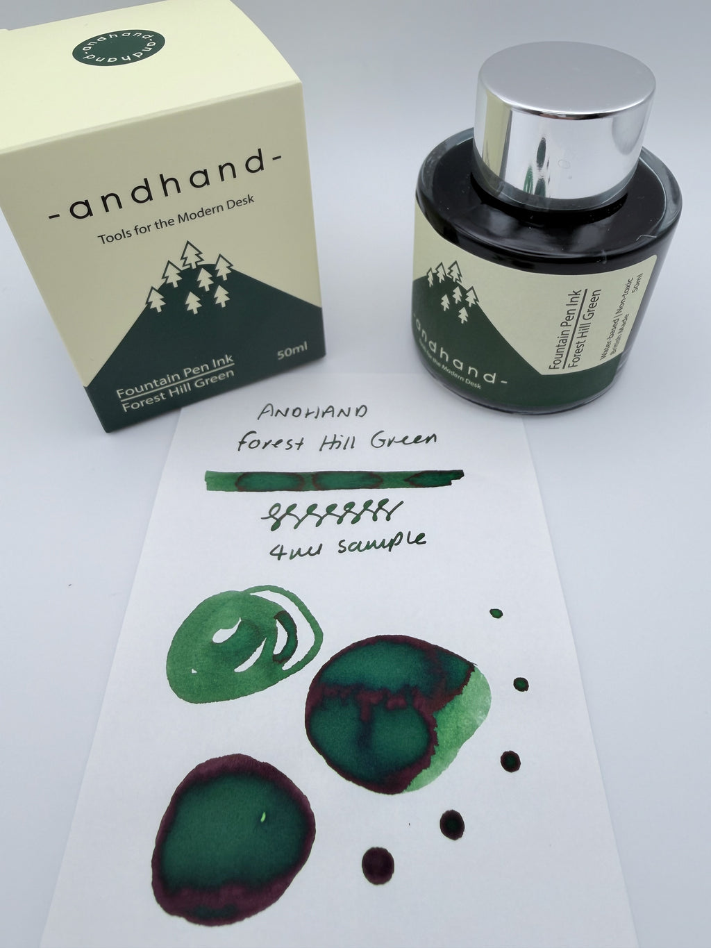Andhand Forest Hill Green — 4ml Fountain Pen Ink Sample