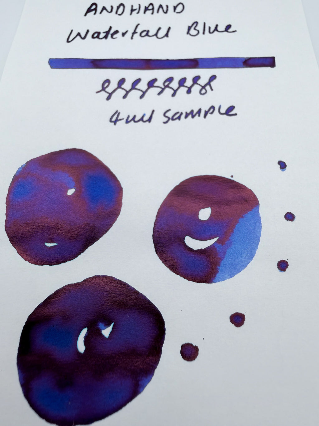 Andhand Waterfall Blue — 4ml Fountain Pen Ink Sample