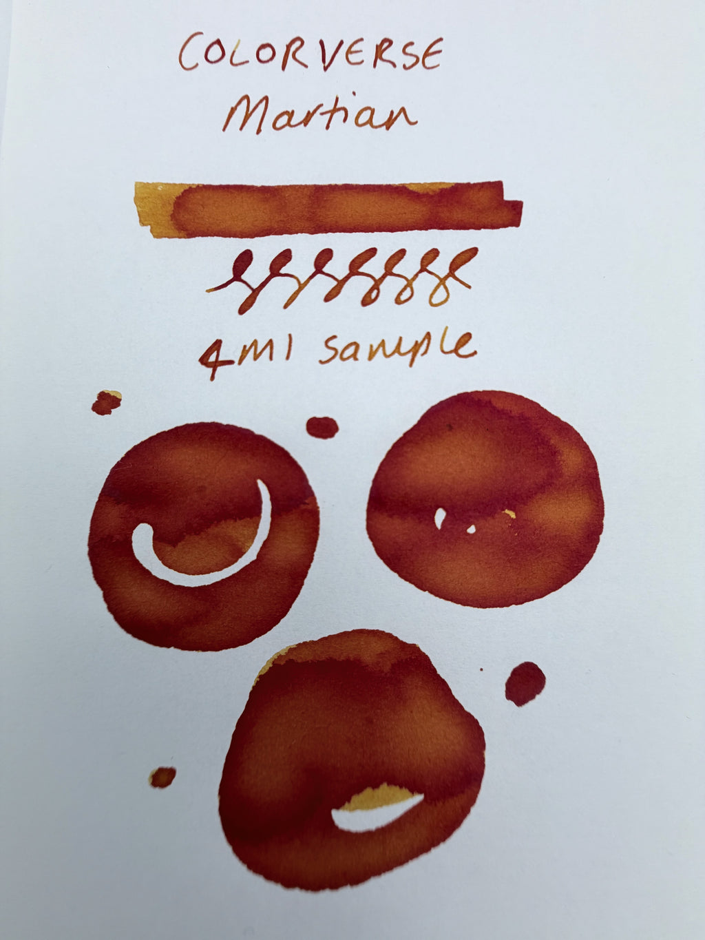 Colorverse Martian - 4ml Fountain Pen Ink Sample