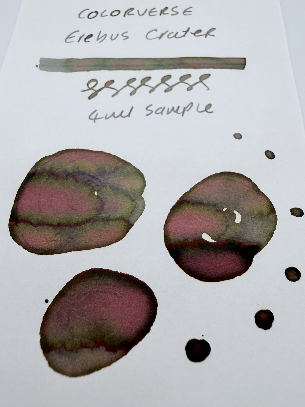 Colorverse Colorvent 2025 Erebus Crater - 4ml Fountain Pen Ink Sample