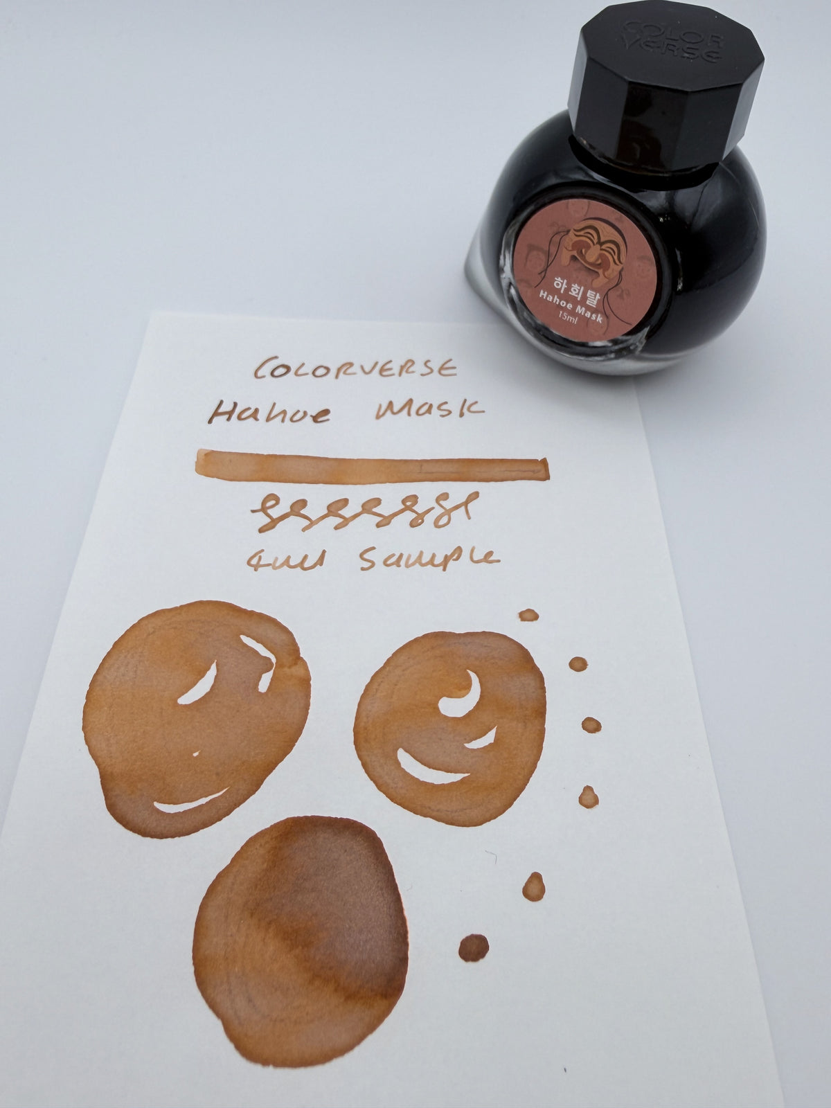 Colorverse Korea Special Hahoe Mask - 4ml Fountain Pen Ink Sample