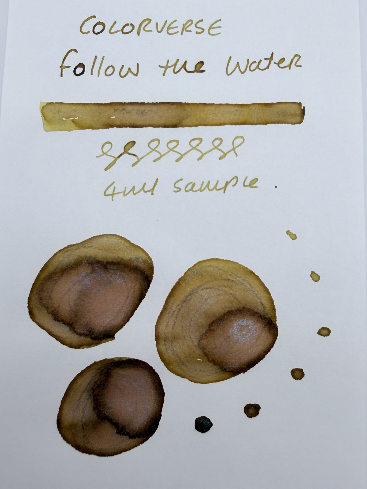 Colorverse Colorvent 2025 Follow the Water Glistening - 4ml Fountain Pen Ink Sample