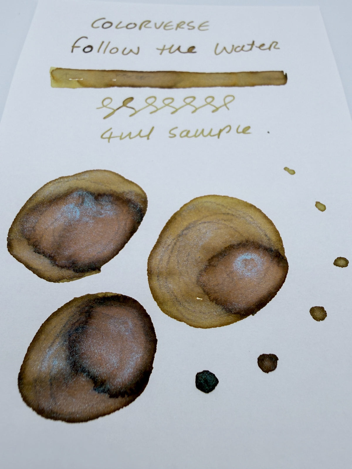Colorverse Colorvent 2025 Follow the Water Glistening - 4ml Fountain Pen Ink Sample