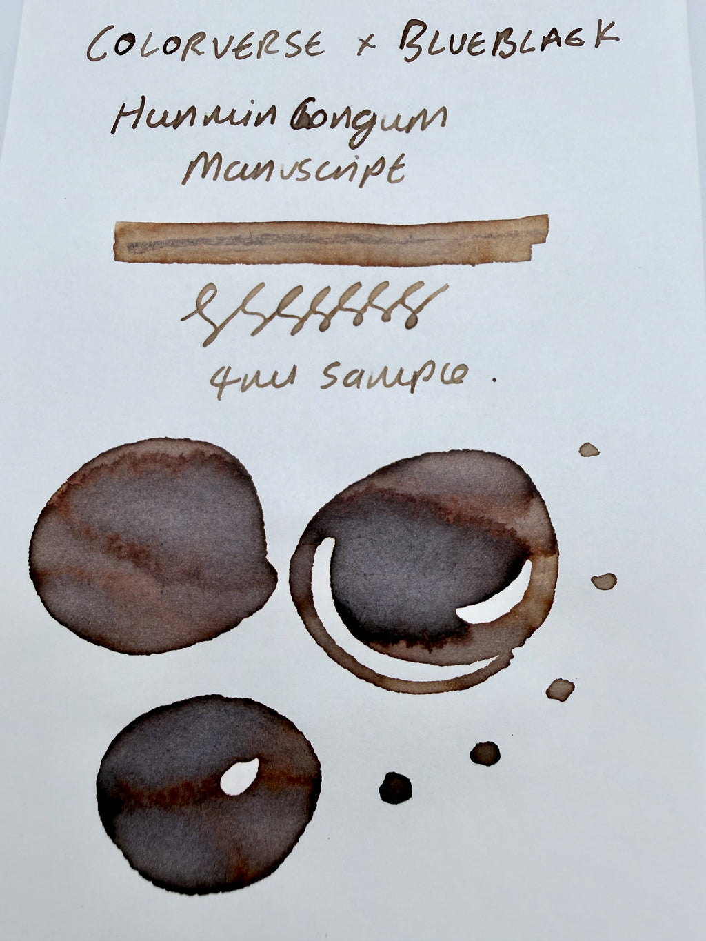 Colorverse x BlueBlack HunminChongum Manuscript — 4ml Fountain Pen Ink Sample