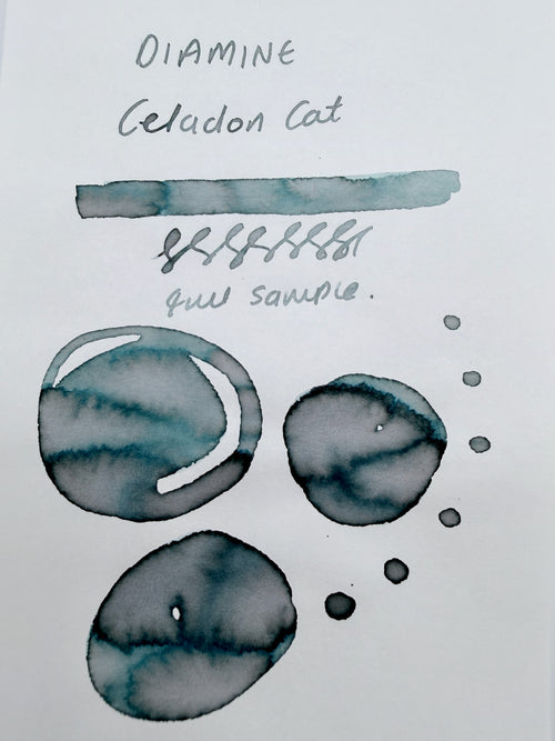 Diamine Celadon Cat — 4ml Fountain Pen Ink Sample
