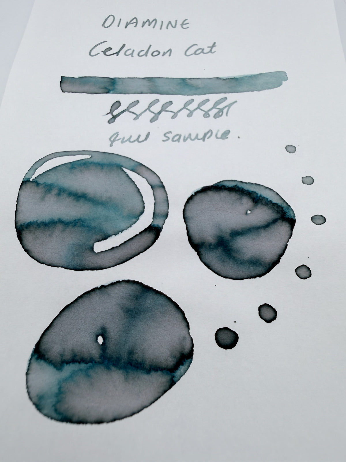 Diamine Celadon Cat — 4ml Fountain Pen Ink Sample