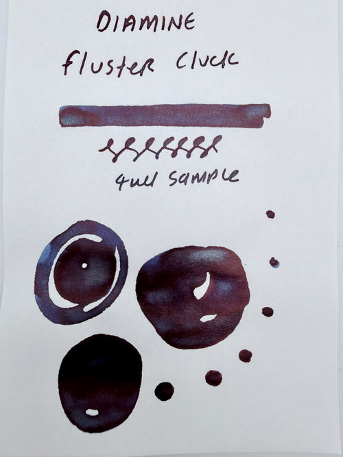 Diamine x Art from the Heart Fluster Cluck — 4ml Fountain Pen Ink Sample