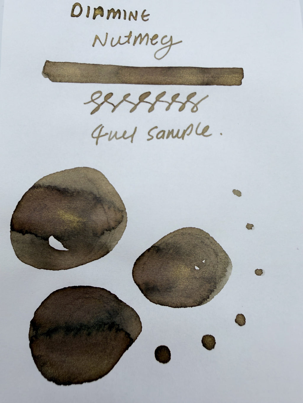 Diamine Nutmeg - 4ml Fountain Pen Ink Sample