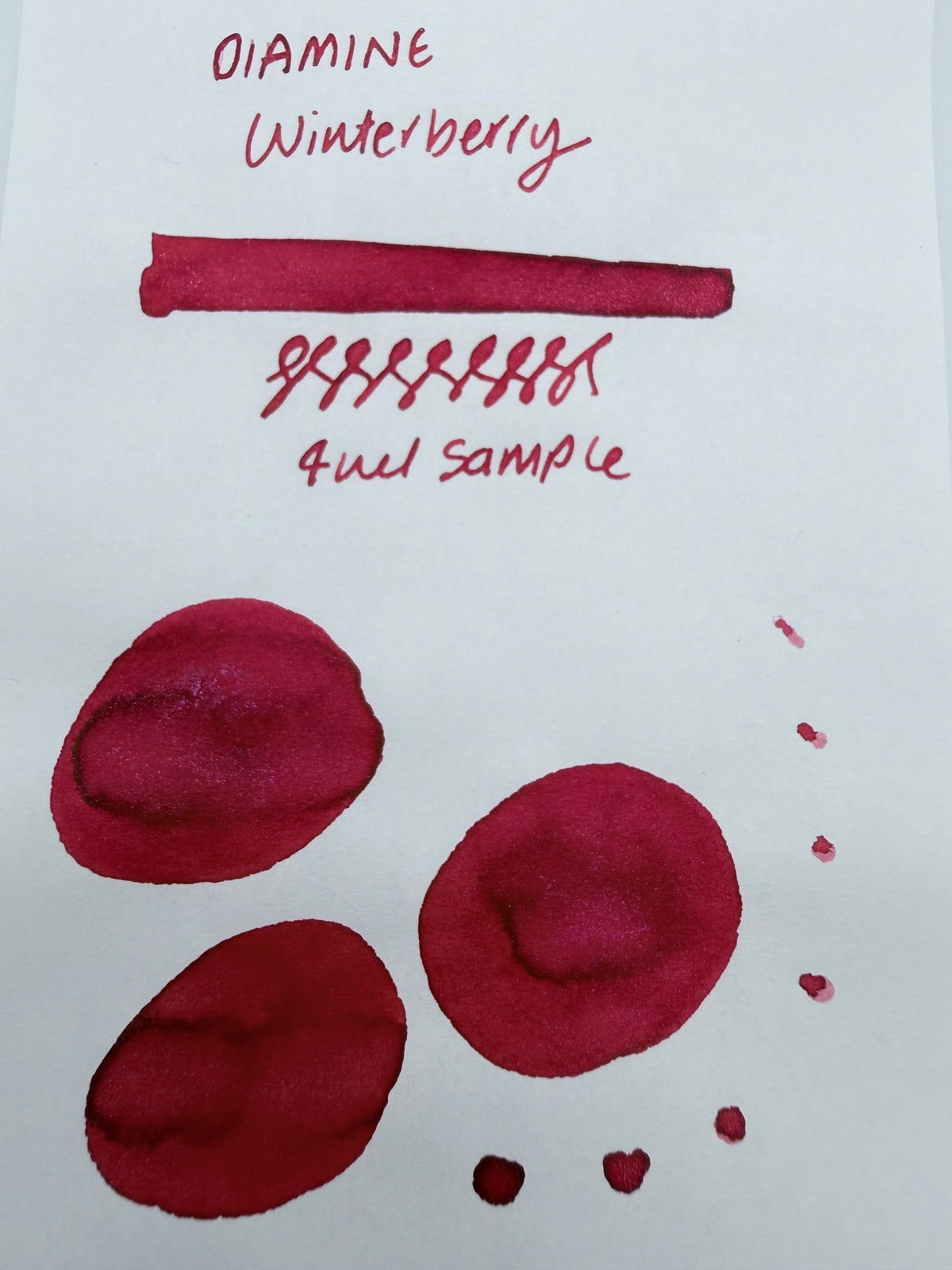 Diamine Winterberry - 4ml Fountain Pen Ink Sample
