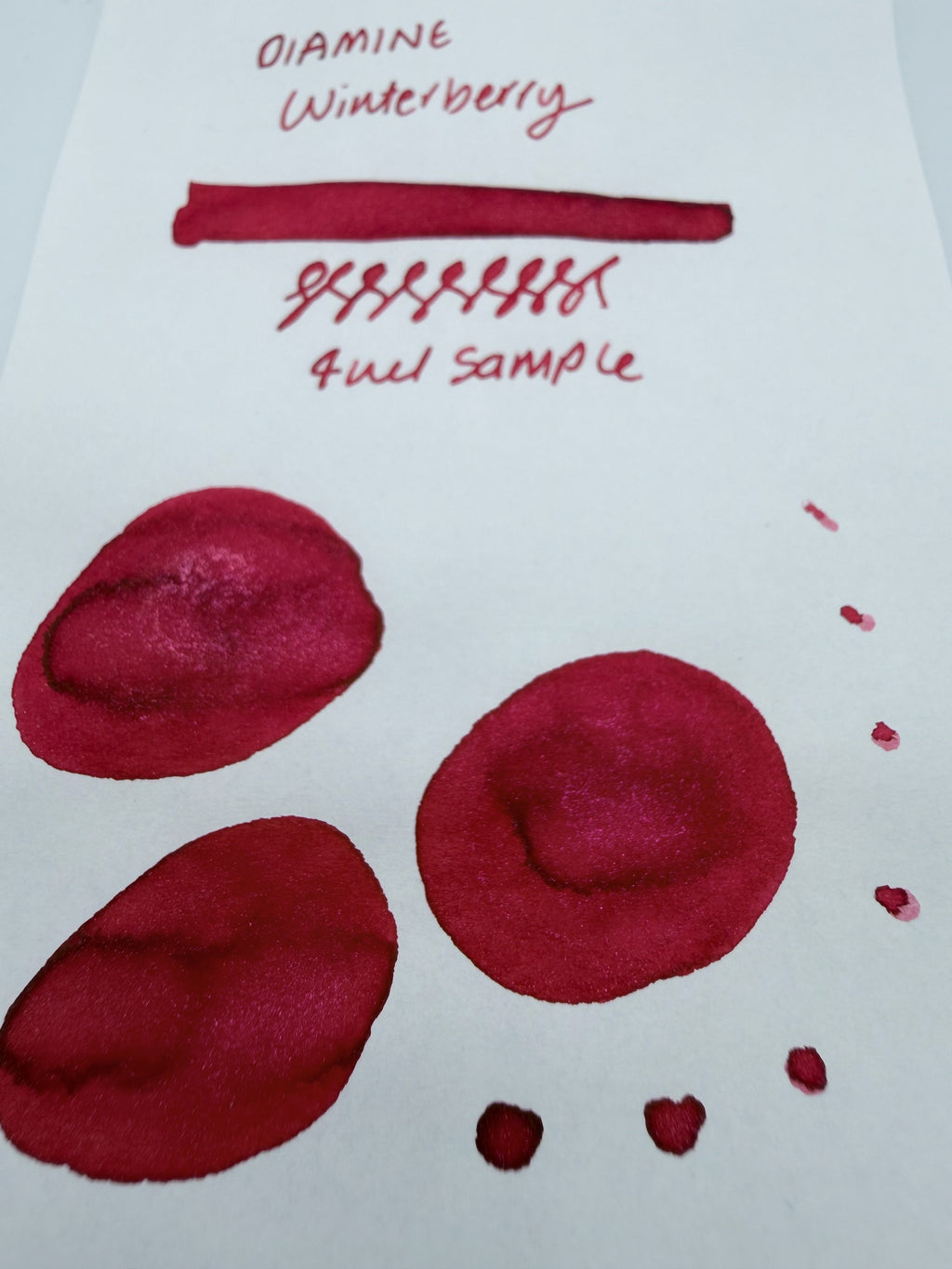Diamine Winterberry - 4ml Fountain Pen Ink Sample