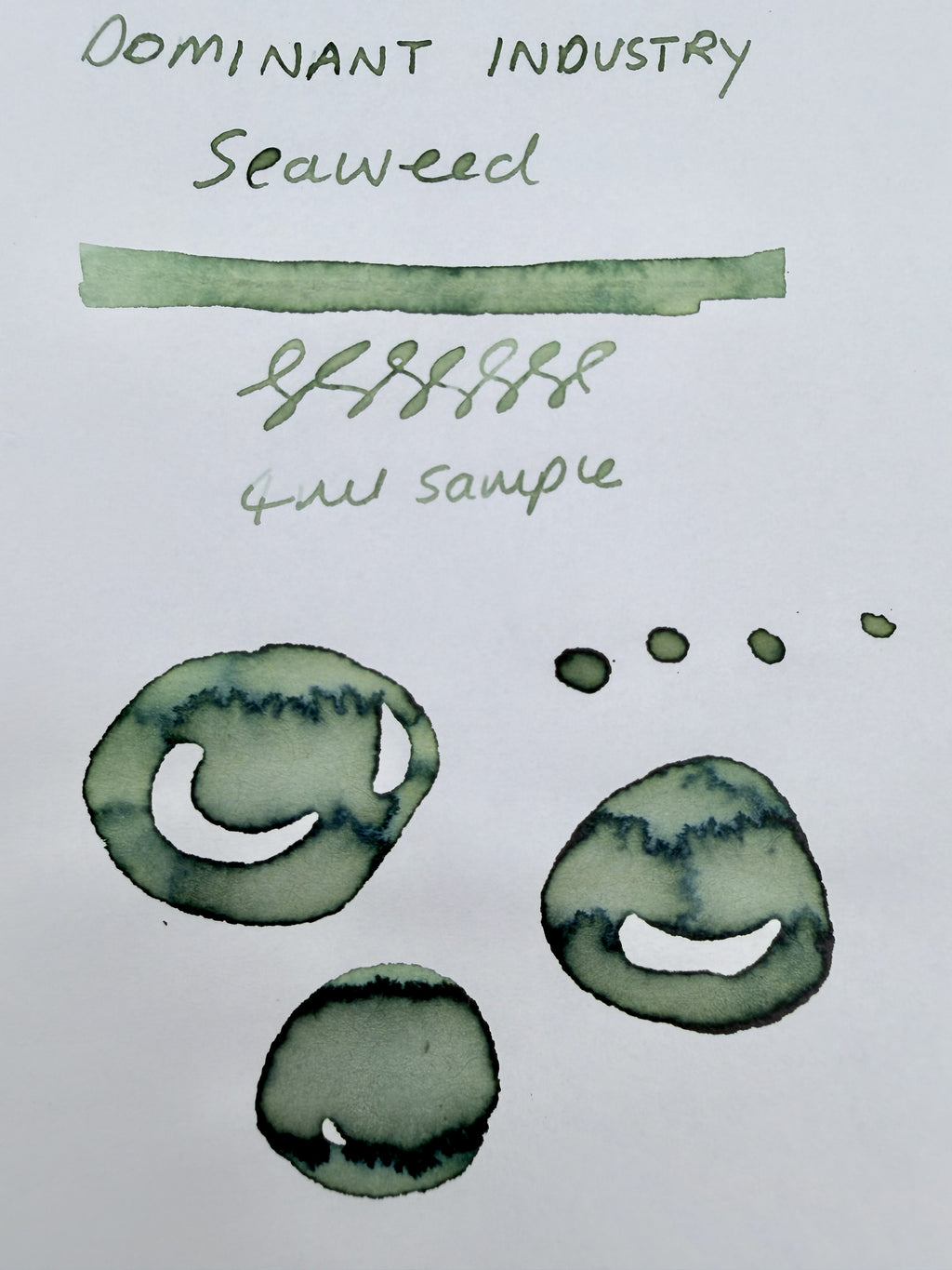 Dominant Industry Seaweed — 4ml Fountain Pen Ink Sample