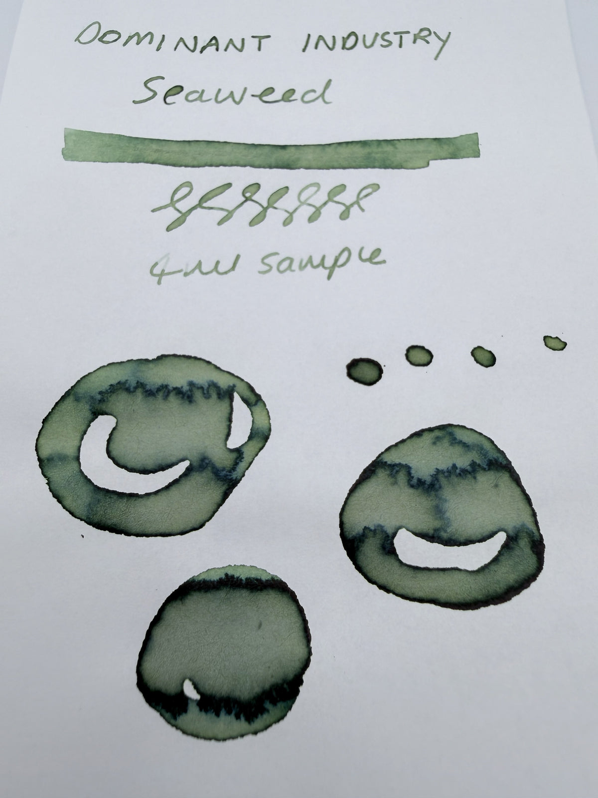 Dominant Industry Seaweed — 4ml Fountain Pen Ink Sample