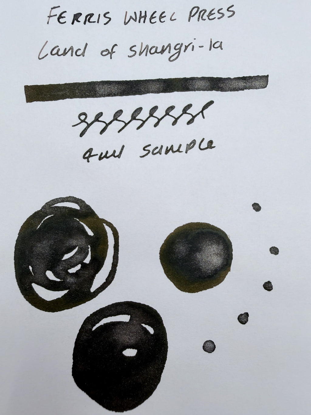 Ferris Wheel Press Shangri-La Hotels Land of Shangri-La - 4ml Fountain Pen Ink Sample