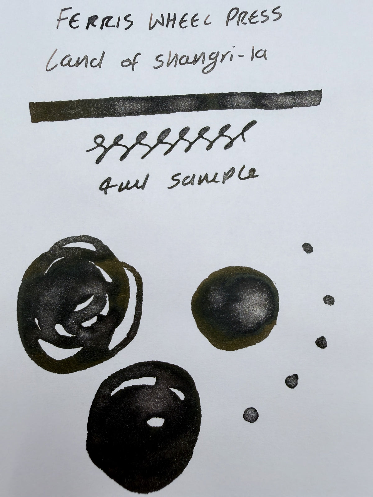Ferris Wheel Press Shangri-La Hotels Land of Shangri-La - 4ml Fountain Pen Ink Sample