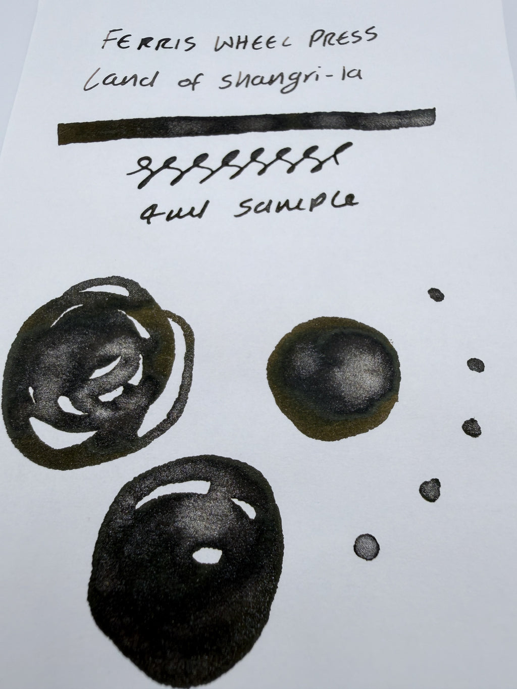 Ferris Wheel Press Shangri-La Hotels Land of Shangri-La - 4ml Fountain Pen Ink Sample
