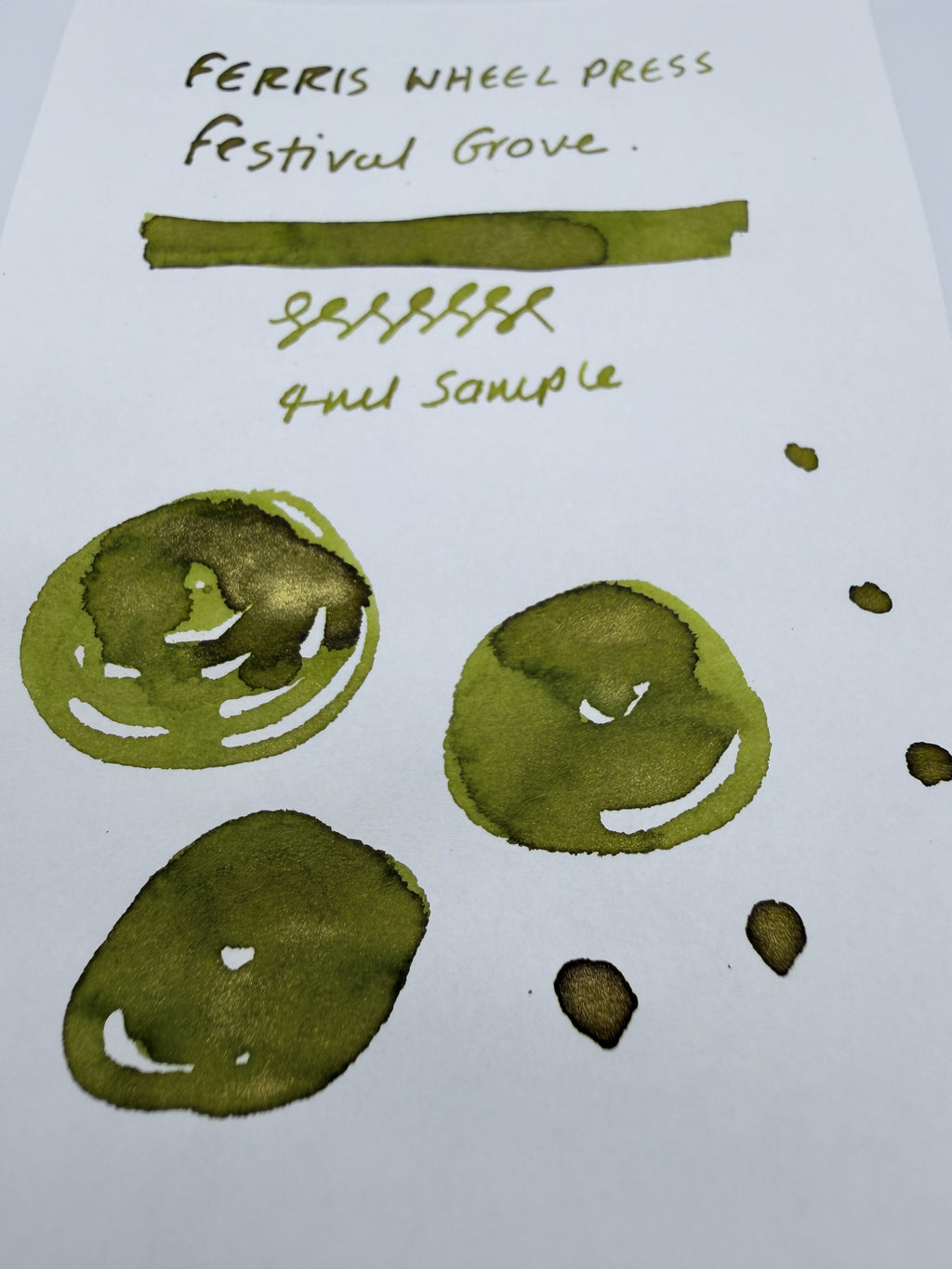 Ferris Wheel Press Festival Grove — 4ml Fountain Pen Ink Sample