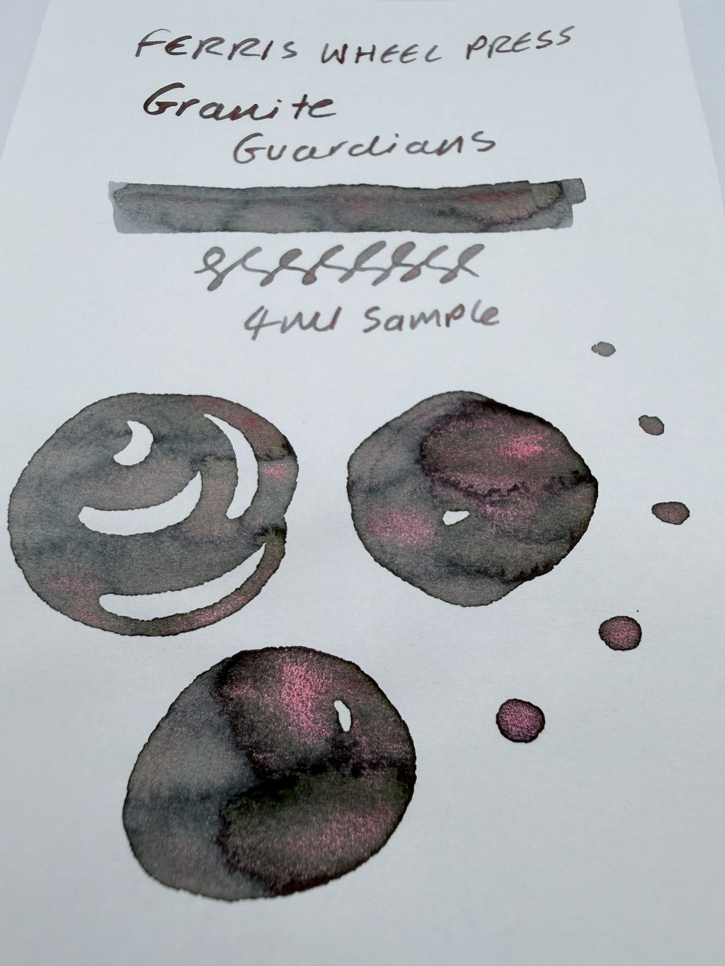 Ferris Wheel Press Granite Guardians — 4ml Fountain Pen Ink Sample