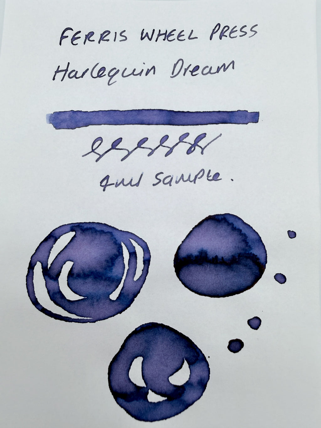 Ferris Wheel Press Midnight Masquerade Harlequin Dream – 4ml Sample Vial