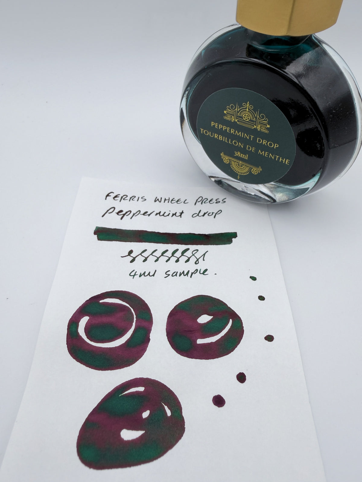 Ferris Wheel Press Candy Stand Collection Peppermint Drop — 4ml Fountain Pen Ink Sample
