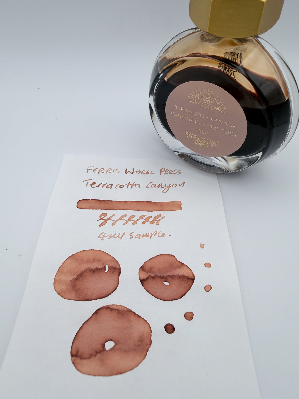Ferris Wheel Press Southern Charm Collection Terracotta Canyon - 4ml Fountain Pen Ink Sample