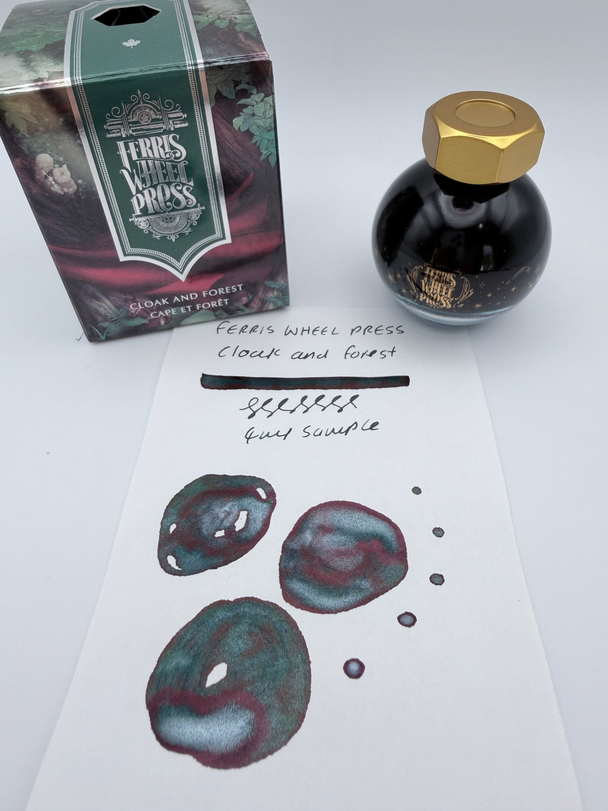 Ferris Wheel Press FerriTales Cloak and Forest - 4ml Fountain Pen Ink Sample