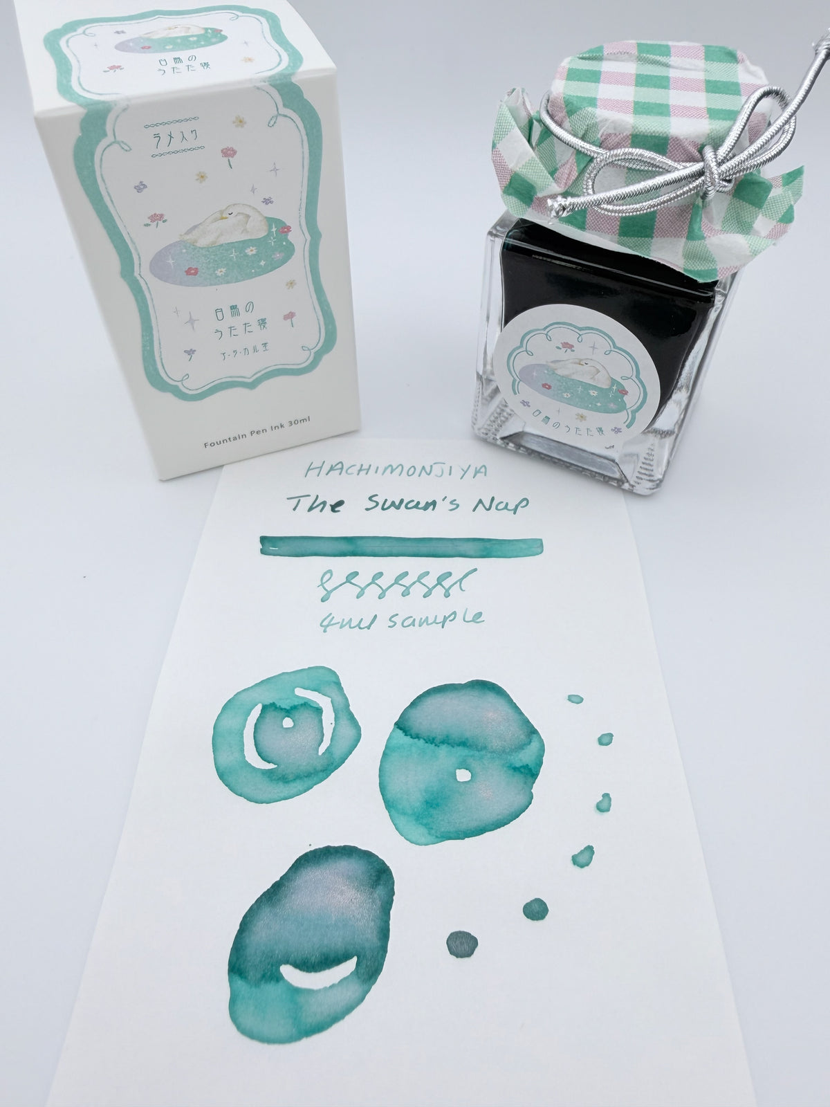 Hachimonjiya à la car-do Sleeping Swan - 4ml Fountain Pen Ink Sample