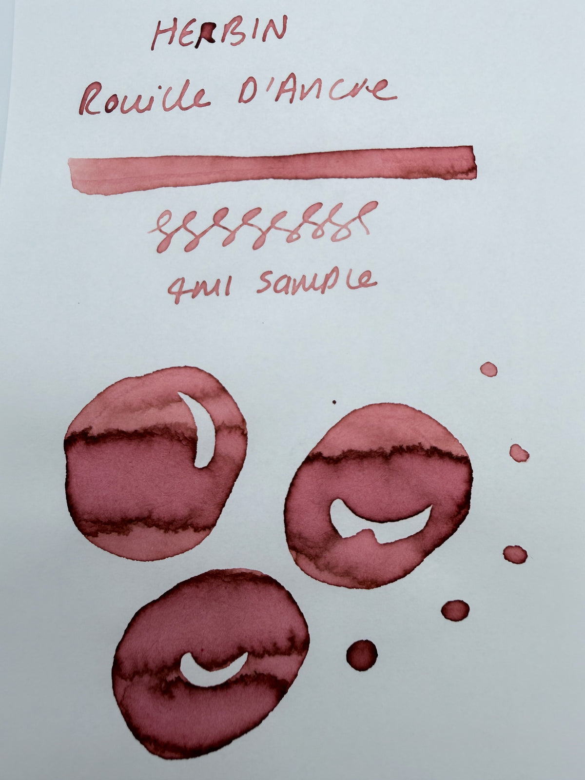 Herbin Rouille D'ancre - 4ml Fountain Pen Ink Sample