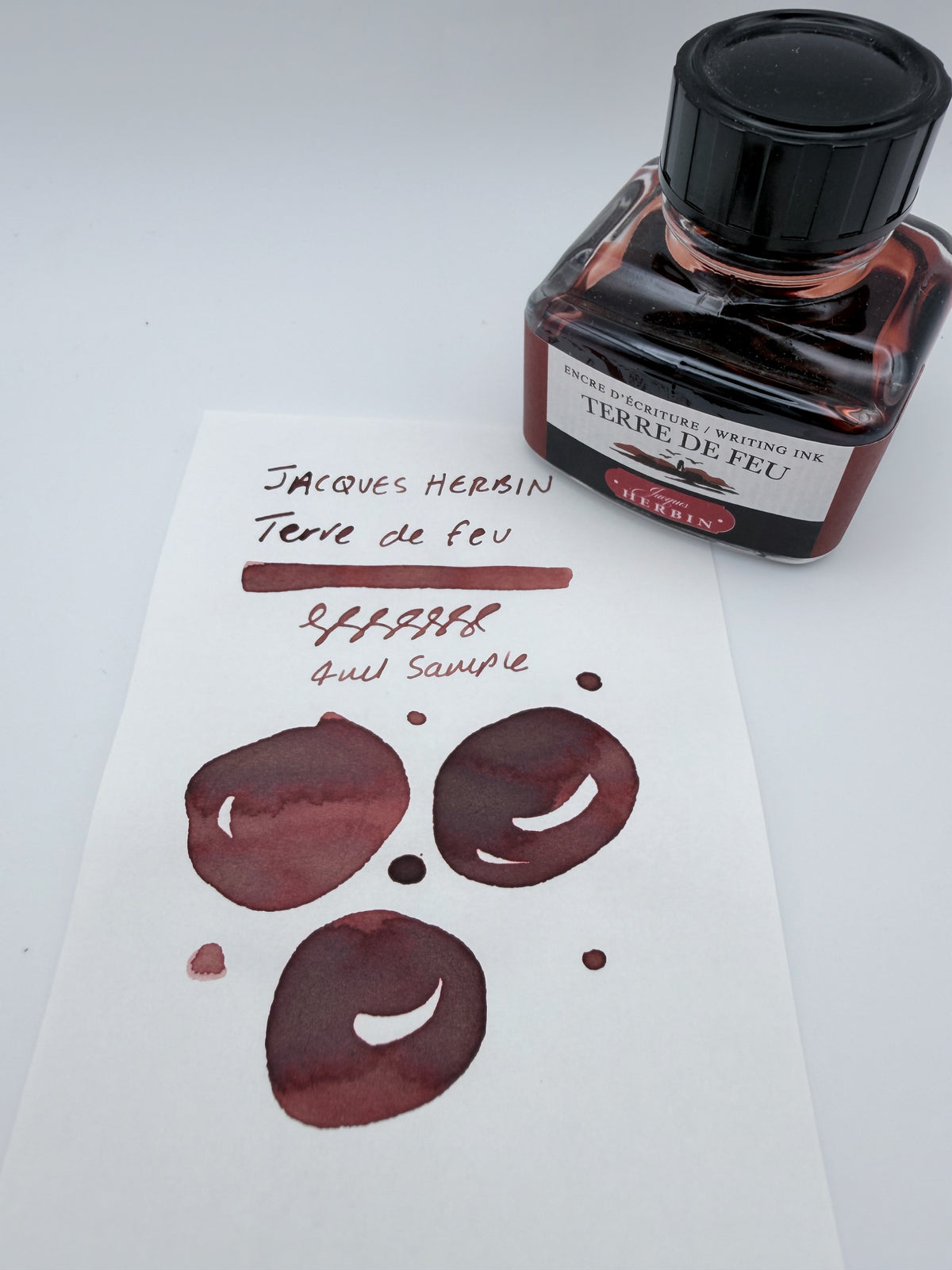 J Herbin Terre de Feu - 4ml Fountain Pen Ink Sample