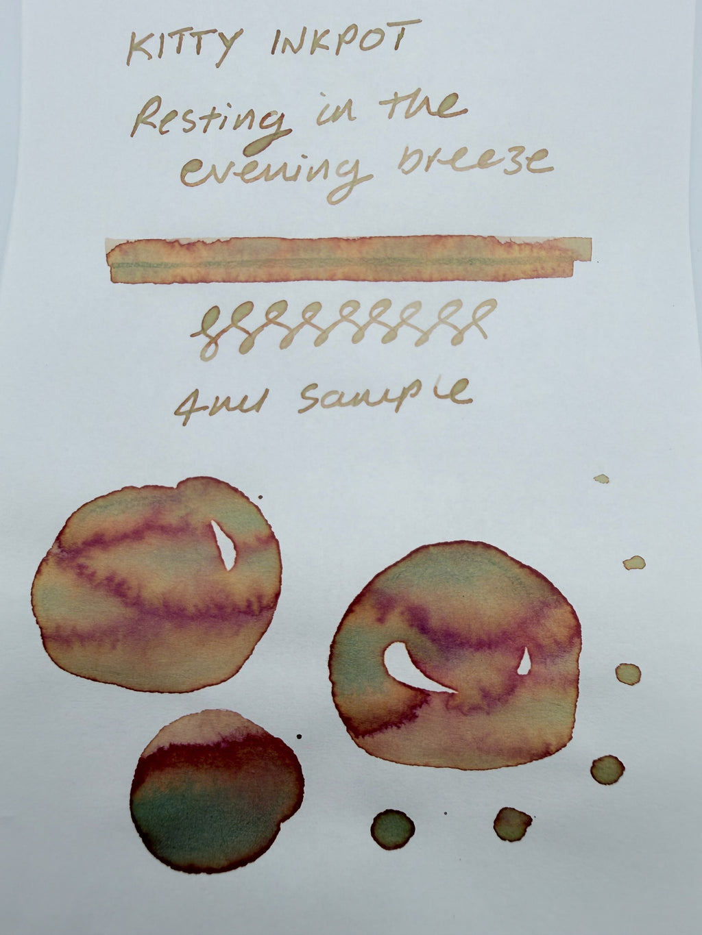 KittyInkpot Season IV Resting in the Evening Breeze - 4ml Fountain Pen Ink Sample