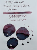Kitty Inkpot Kitty Island Thorn Witch’s Rose Potion - 4ml Fountain Pen Ink Sample