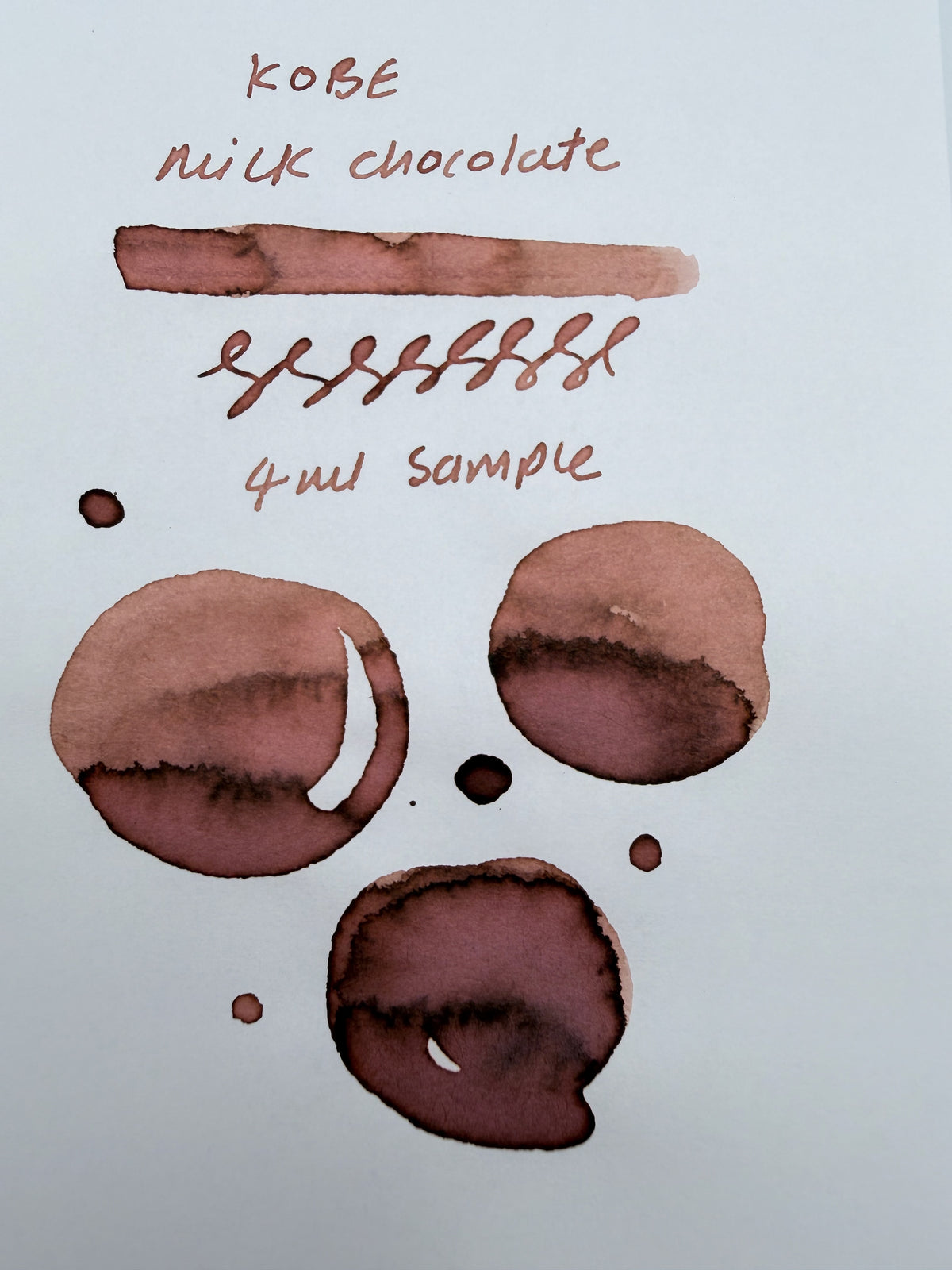 Kobe INK Monogatari Felissimo Chocolate Museum Milk Chocolate - 4ml Fountain Pen Ink Sample