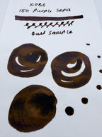 Nagasawa Kobe Ink Monogatari 150 Purple Sepia - 4ml Fountain Pen Ink Sample