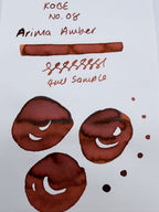 Nagasawa Kobe Ink Monogatari Arima Amber - 4ml Fountain Pen Ink Sample