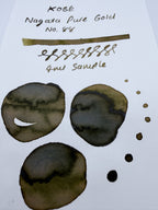 Nagasawa Kobe Ink Monogatari Nagata Pure-gold - 4ml Fountain Pen Ink Sample