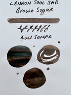 Lennon Tool Bar Winter Tonics in Taiwan #2 Brown Sugar — 4ml Fountain Pen Ink Sample