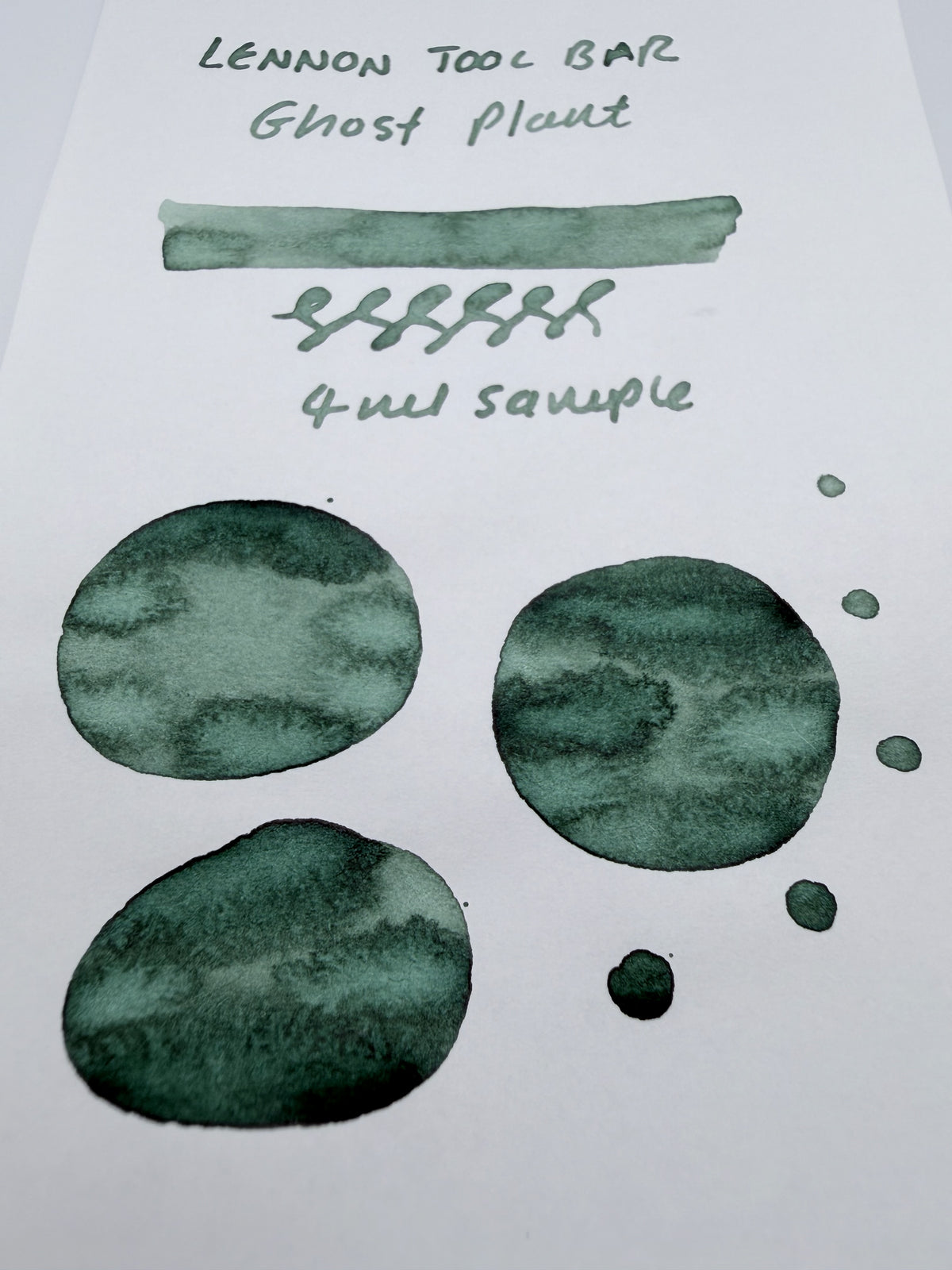 Lennon Tool Bar Pretty Volume #2 Ghost Plant — 4ml Fountain Pen Ink Sample