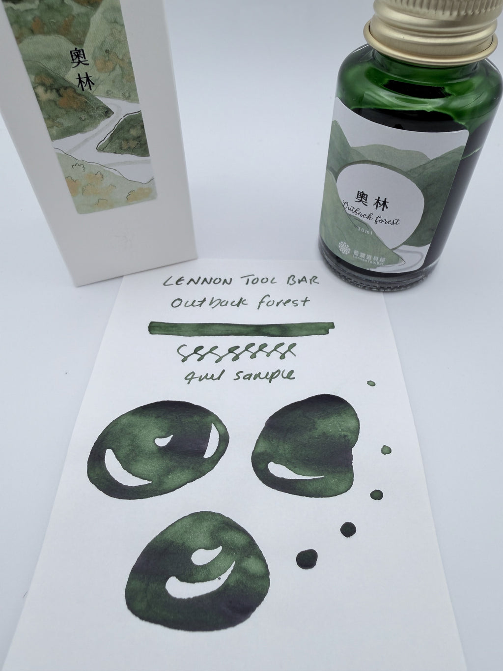 Lennon Tool Bar Let's gon a trip Vol #1 Outback Forest — 4ml Fountain Pen Ink Sample
