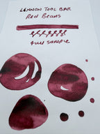 Lennon Tool Bar Winter Tonics Red Beans - 4ml Fountain Pen Ink Sample Vial