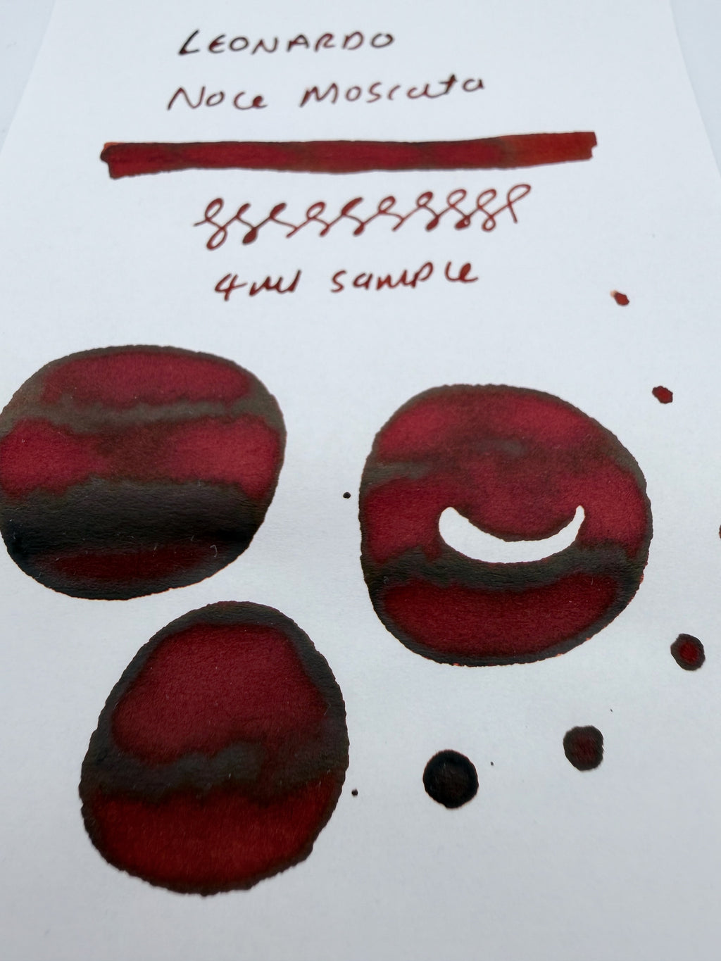 Leonardo Noce Moscata - 4ml Fountain Pen Ink Sample