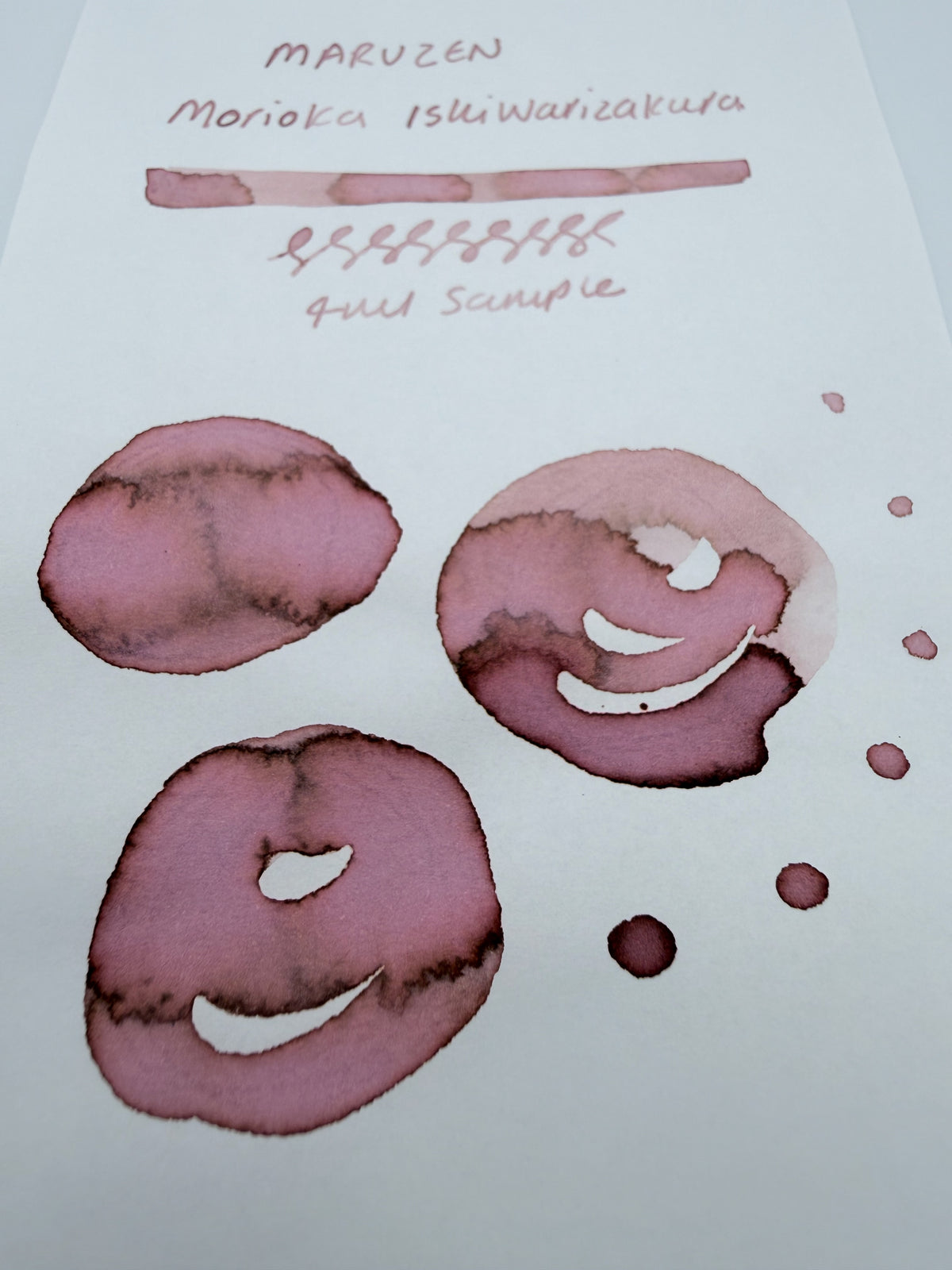 Maruzen Gotouchi Morioka Ishiwarizakura - 4ml Fountain Pen Ink Sample