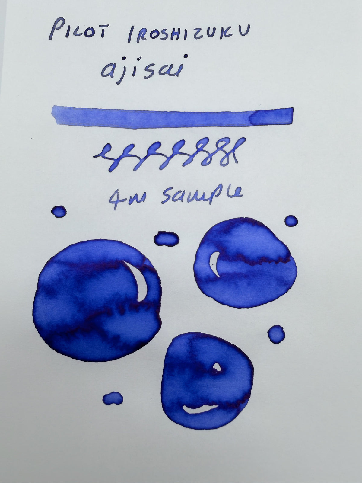 Pilot Iroshizuku Ajisai — 4ml Fountain Pen Ink Sample