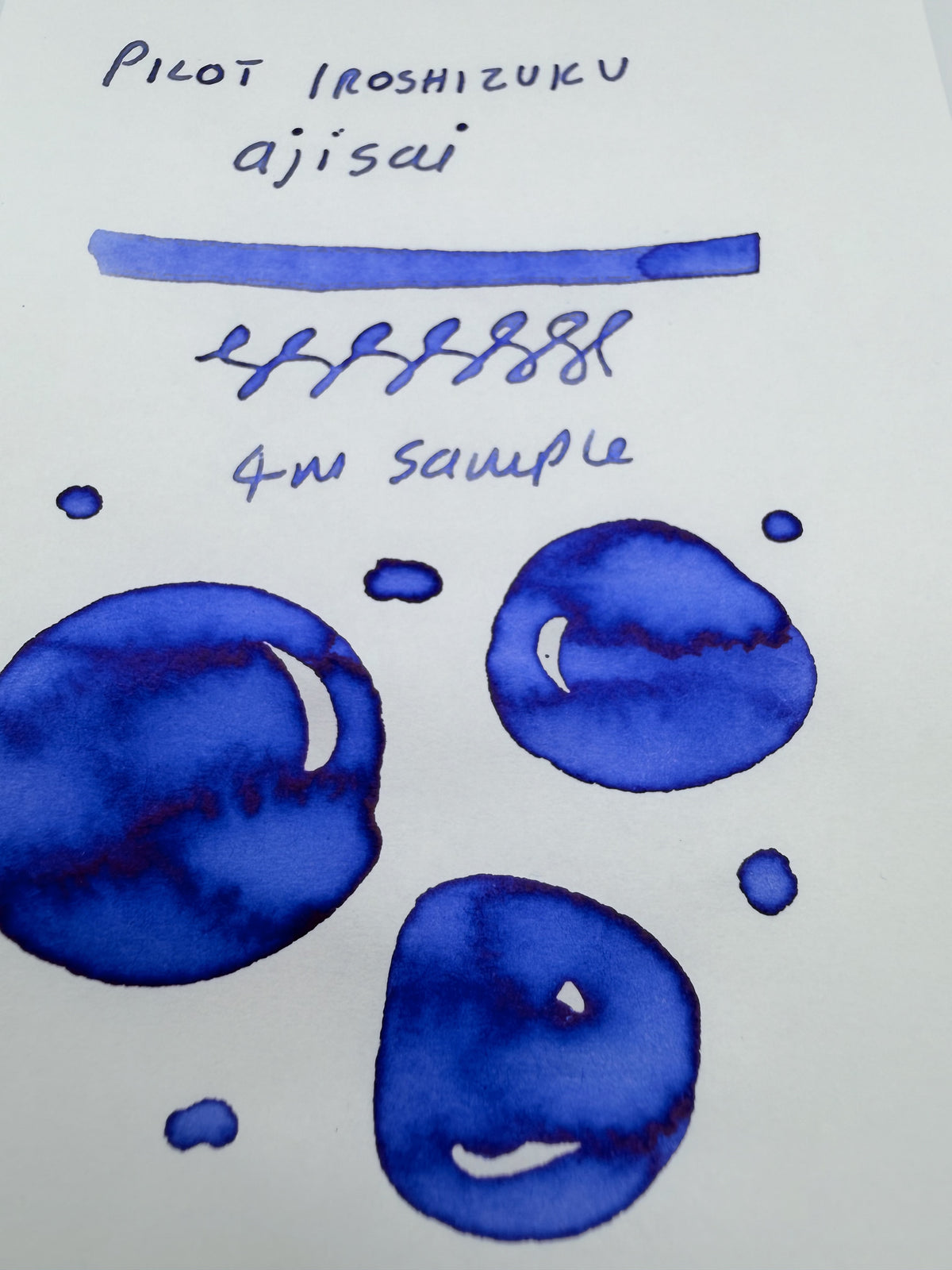Pilot Iroshizuku Ajisai — 4ml Fountain Pen Ink Sample