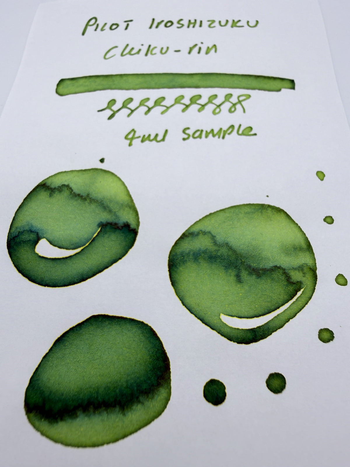 Pilot Iroshizuku Chiku-rin - 4ml Fountain Pen Ink Sample
