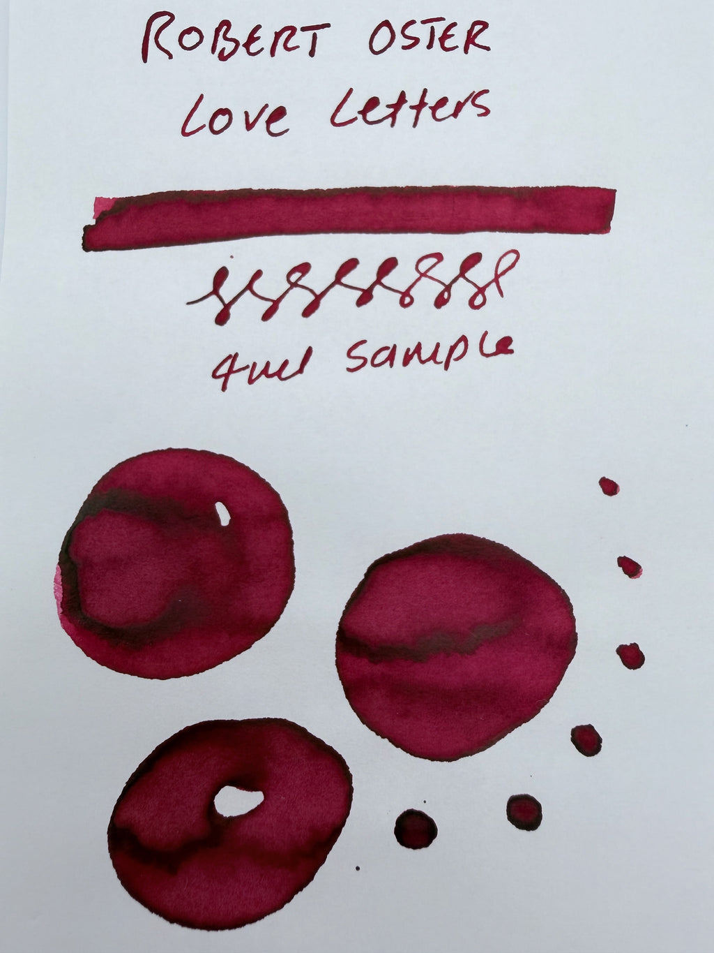 Robert Oster DPS 2026 Love Letters — 4ml Fountain Pen Ink Sample