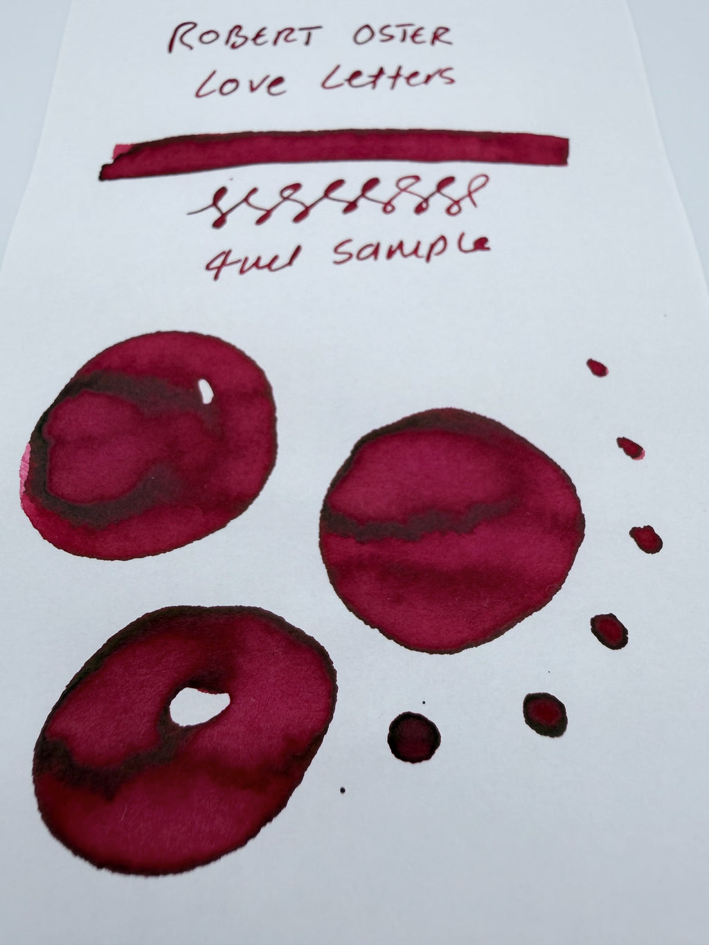 Robert Oster DPS 2026 Love Letters — 4ml Fountain Pen Ink Sample