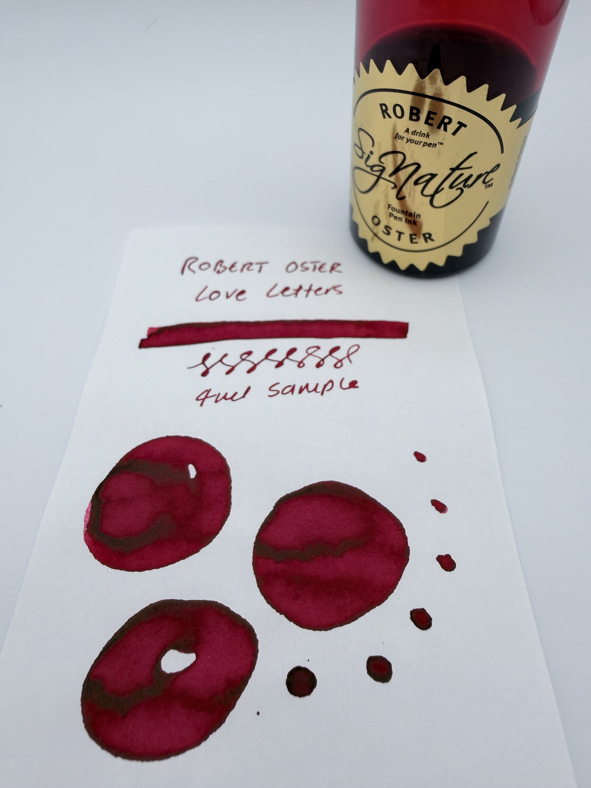 Robert Oster DPS 2026 Love Letters — 4ml Fountain Pen Ink Sample