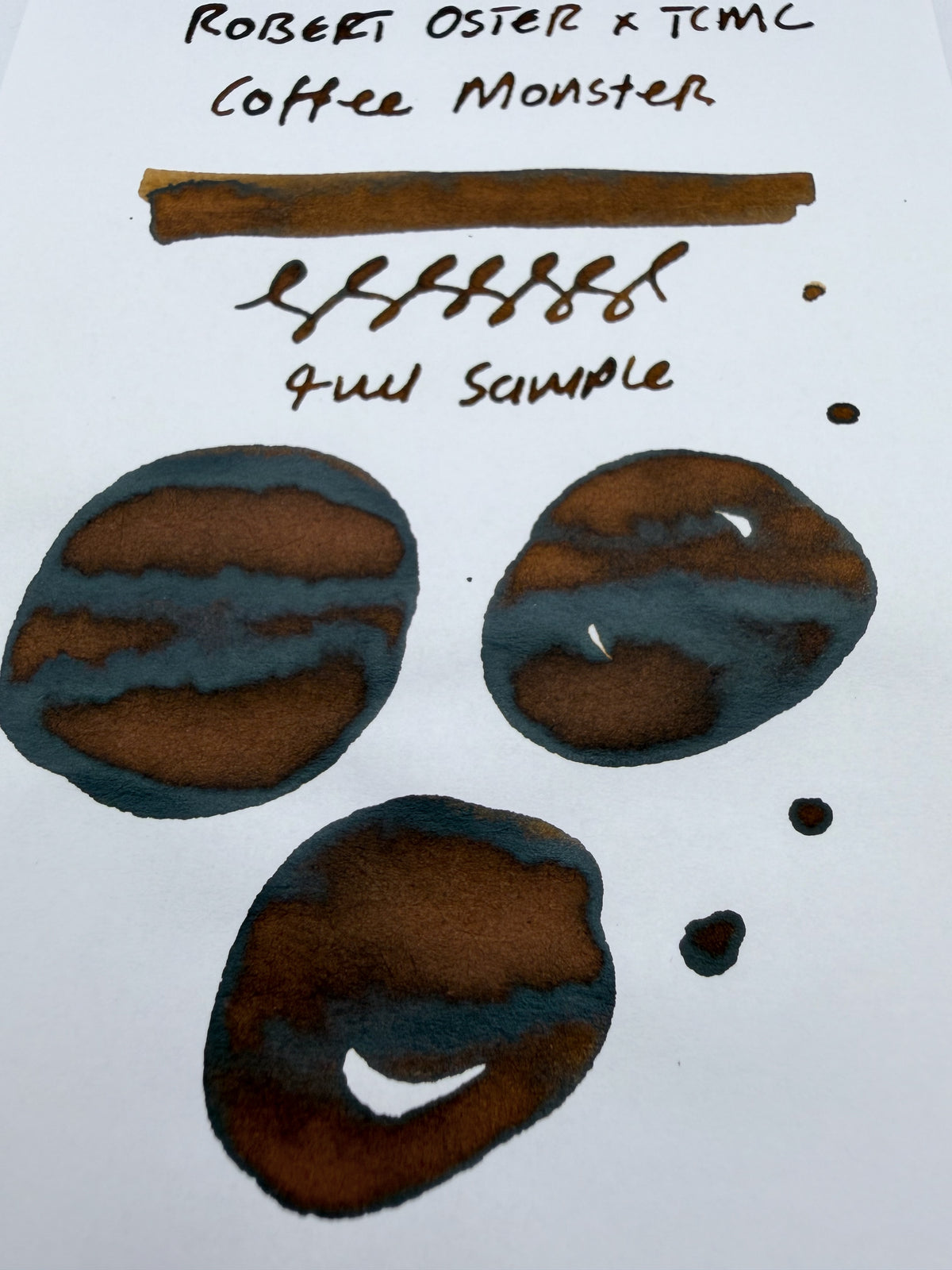 Robert Oster x TCMC Coffee Monster — 4ml Fountain Pen Ink Sample