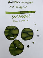 Rohrer & Klingner Alt-Goldgrün - 4ml Fountain Pen Ink Sample