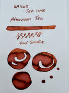 Sailor Teatime Around the World Afternoon Tea - 4ml Fountain Pen Ink Sample